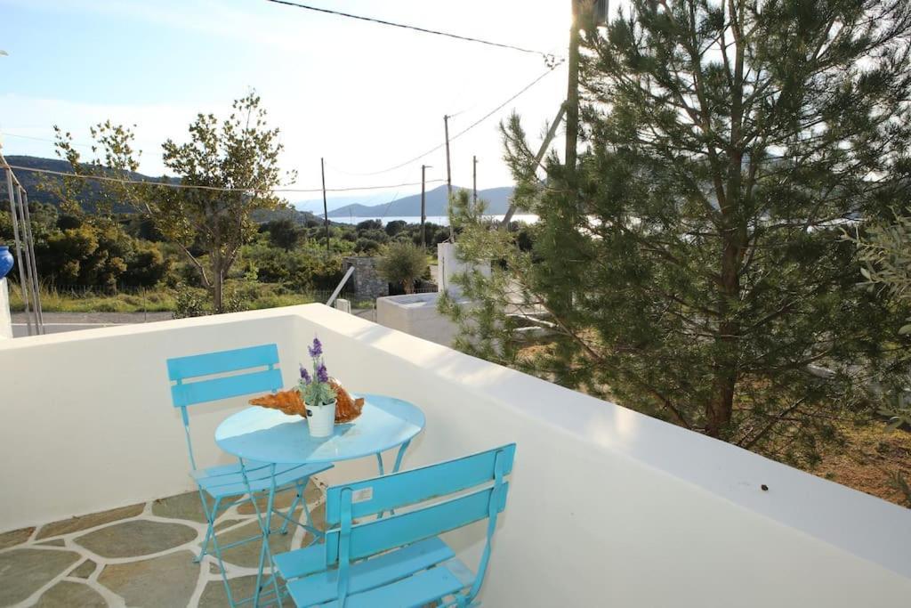 White Villa In Olive Trees And Seaview To Panagia Almiropótamos 外观 照片